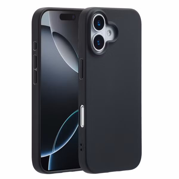 Accezz Color Backcover voor de Apple iPhone 17 - Zwart