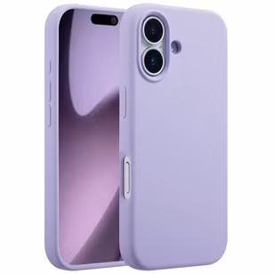 Accezz Liquid Silicone Backcover met MagSafe voor de Apple iPhone 17 - Paars