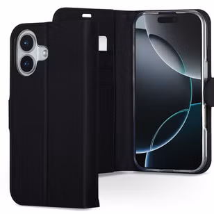 Accezz Wallet Softcase Bookcase voor de Apple iPhone 17 - Zwart
